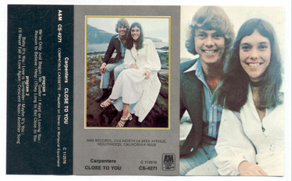 Carpenters - Close To You (CASSETTE) | Very Good Plus (VG+) Excellent (EX) - ROCK / USED *VERY GOOD+*