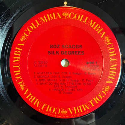 Silk Degrees (VINYL) | Very Good Plus (VG+) Very Good Plus (VG+) - ROCK / USED *VERY GOOD+*
