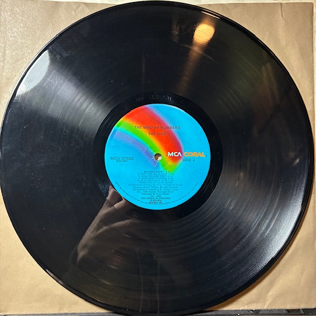 The Who By Numbers (VINYL) | Very Good Plus (VG+) Very Good Plus (VG+) - ROCK / USED *VERY GOOD+*