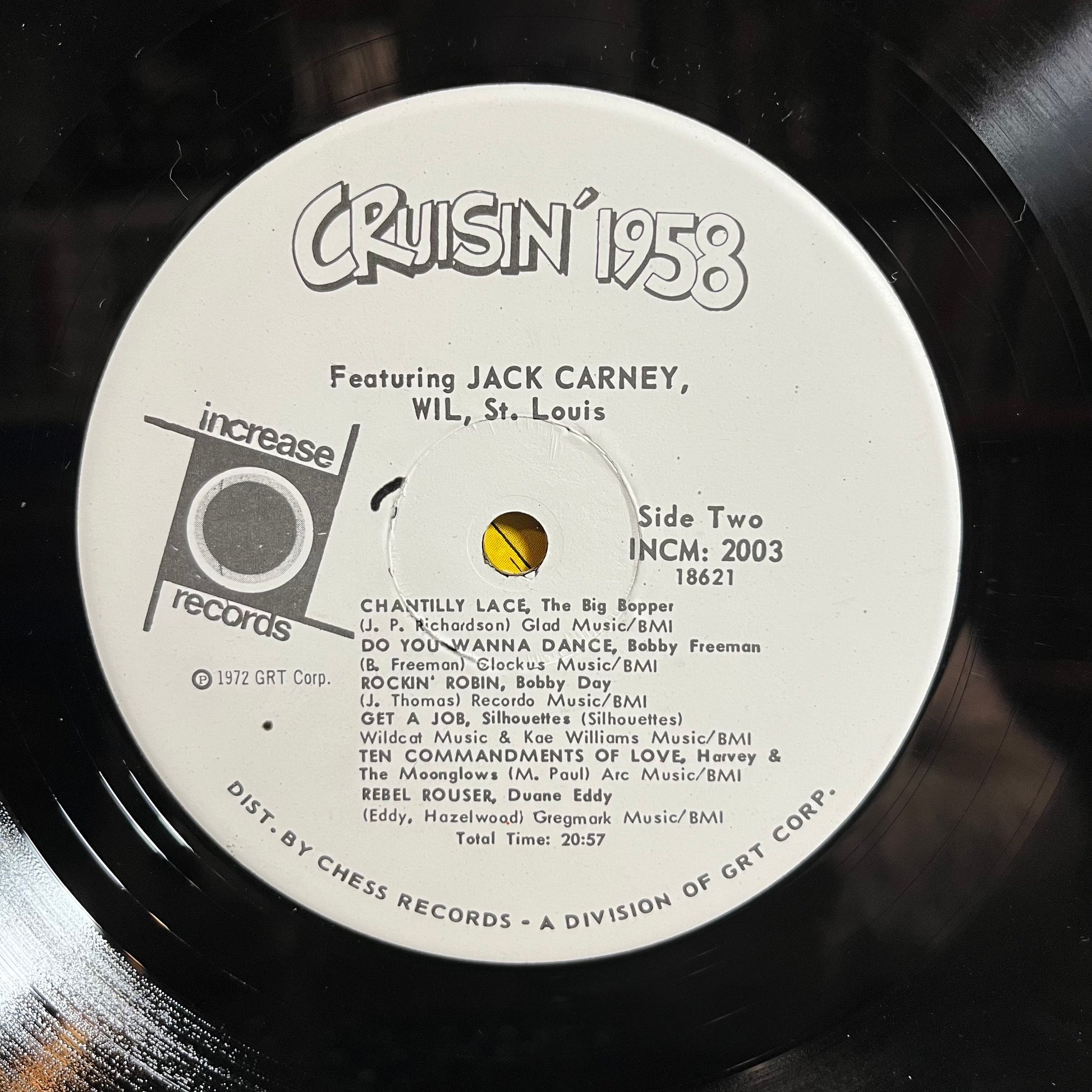 Cruisin' 1958 (VINYL) | Very Good Plus (VG+) Very Good Plus Plus (VG++) - ROCK / USED *VERY GOOD+*