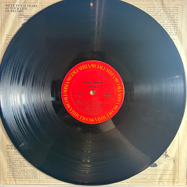 Pearl (VINYL) | Very Good Plus (VG+) Very Good (VG) - ROCK / USED *VERY GOOD+*