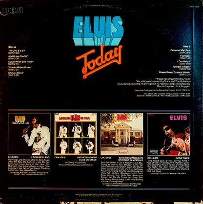 Elvis Presley - Today *TAN LABEL* | Very Good Plus (VG+) Near Mint (NM) - ROCK / USED *VERY GOOD+*