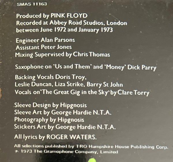 The Dark Side Of The Moon (VINYL) | Very Good Plus (VG+) Very Good (VG) - ROCK / USED *VERY GOOD+*