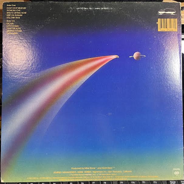 Escape (VINYL) | Very Good Plus (VG+) Very Good Plus (VG+) - ROCK / USED *VERY GOOD++*