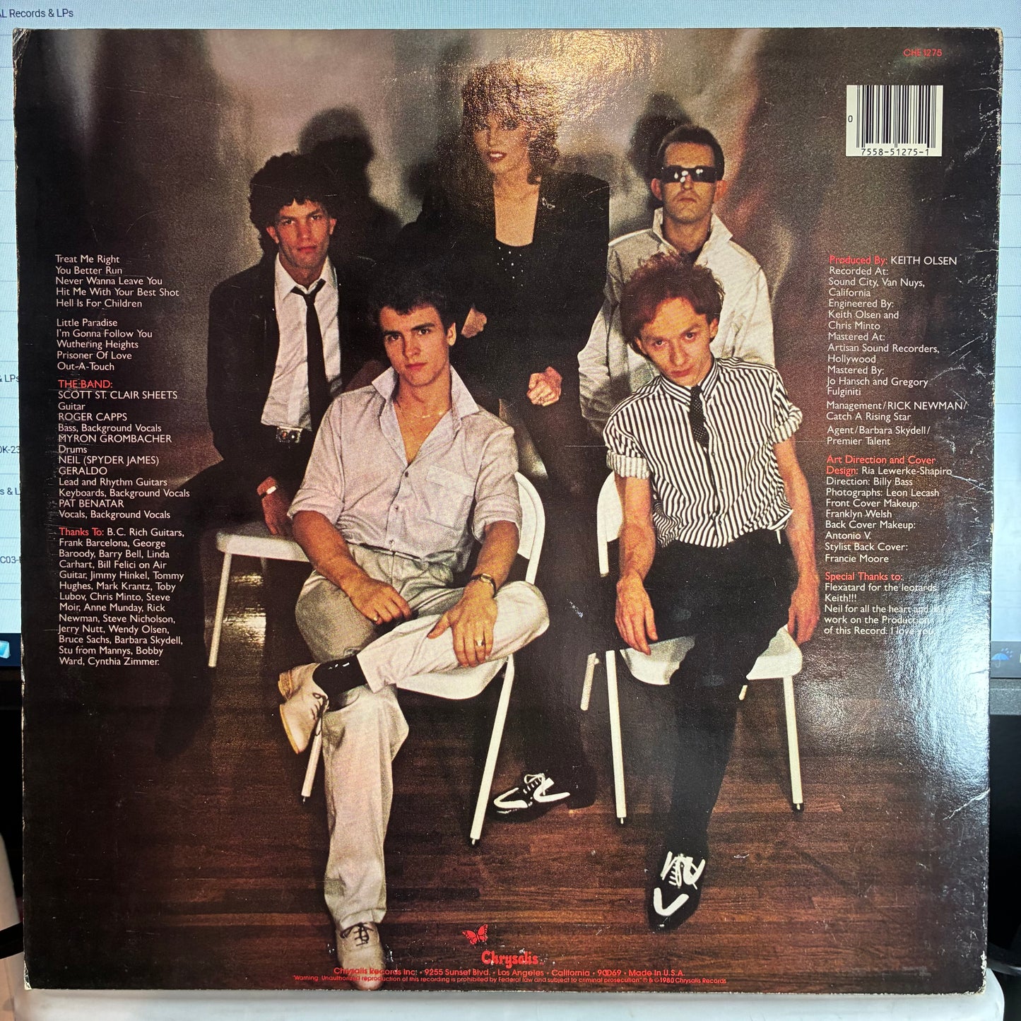 Crimes Of Passion (VINYL) | Very Good Plus (VG+) Excellent (EX) - ROCK / USED *VERY GOOD+*