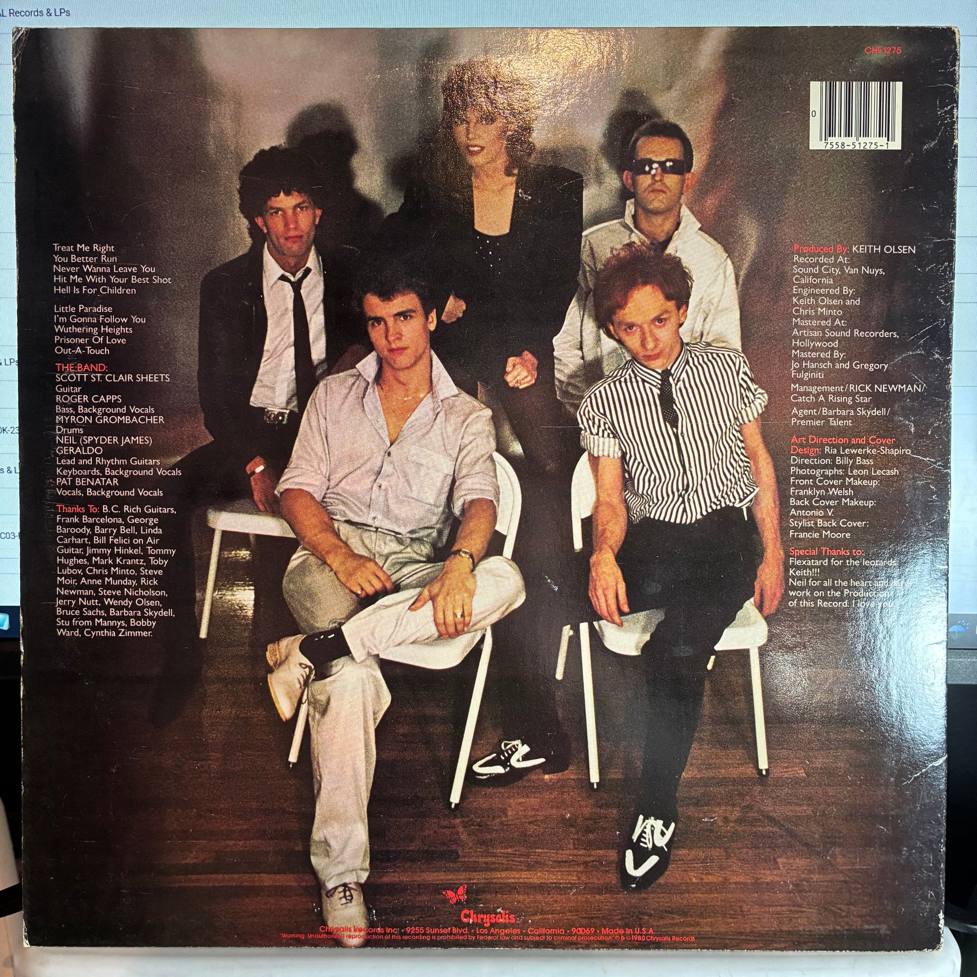Crimes Of Passion (VINYL) | Very Good Plus (VG+) Excellent (EX) - ROCK / USED *VERY GOOD+*