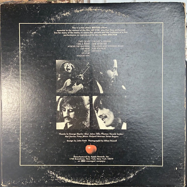 Let It Be (VINYL) | Very Good Plus (VG+) Very Good (VG) - ROCK / USED *VERY GOOD+*