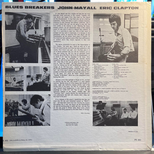 John Mayall - Blues Breakers *PHILIPS/US* | Very Good Plus (VG+) Excellent (EX) - ROCK / USED *VERY GOOD+*