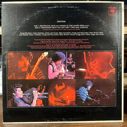 Santana (VINYL) | Very Good Plus (VG+) Very Good Plus (VG+) - ROCK / USED *VERY GOOD+*
