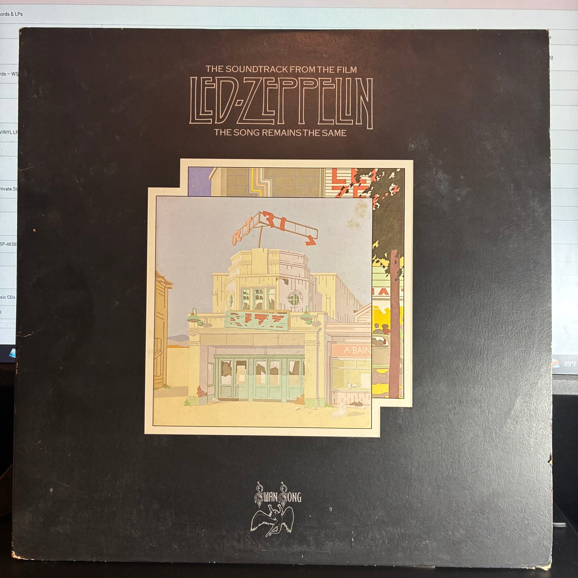 Led Zeppelin - The Soundtrack From The Film The Song Remains The Same (2x VINYL LP Swan Song – SS2-201 1198) | - ROCK / USED *VERY GOOD+*