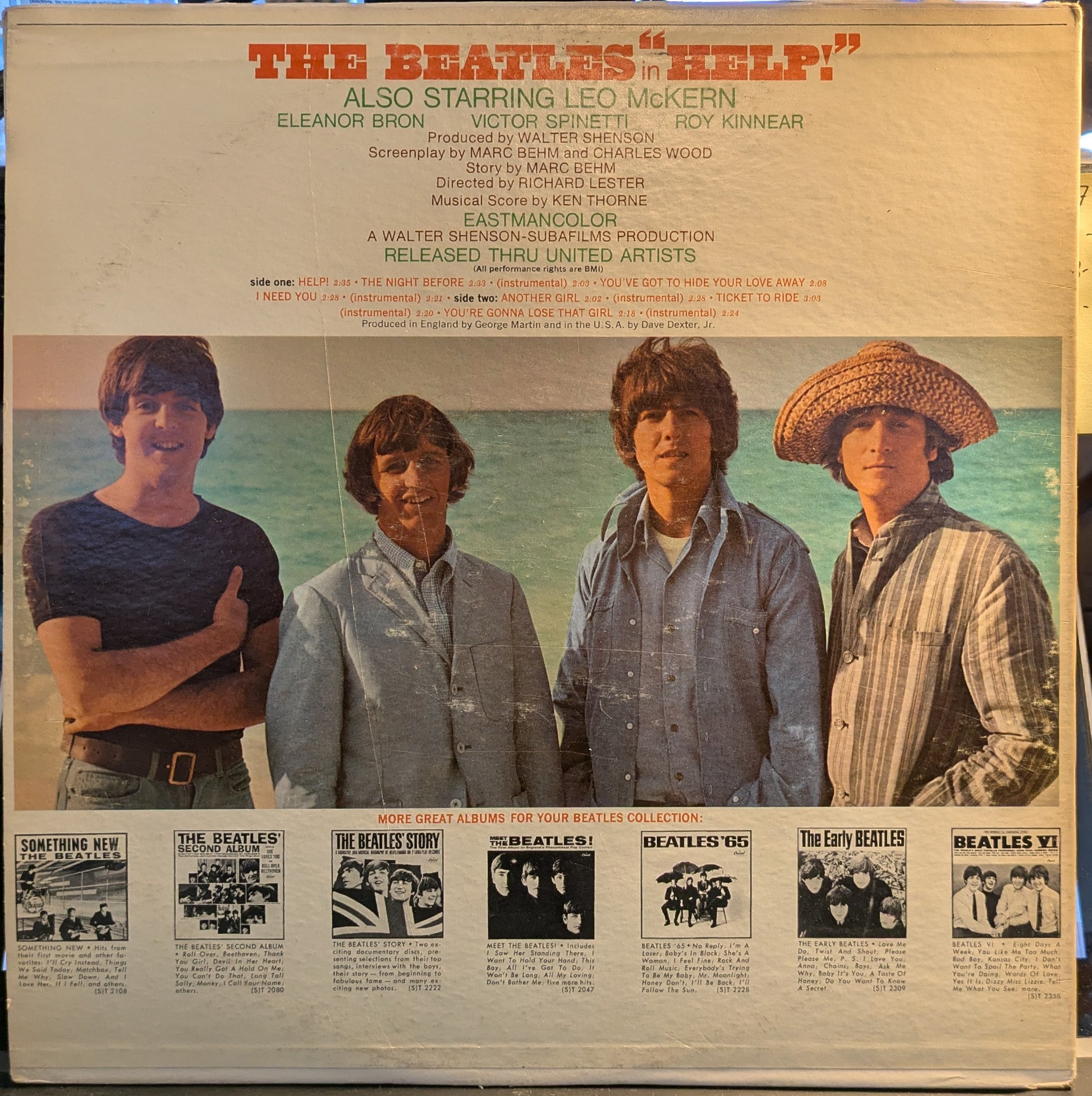 Help! (Original Motion Picture Soundtrack) (VINYL) | Very Good Plus (VG+) Very Good Plus (VG+) - ROCK / USED *VERY GOOD++*