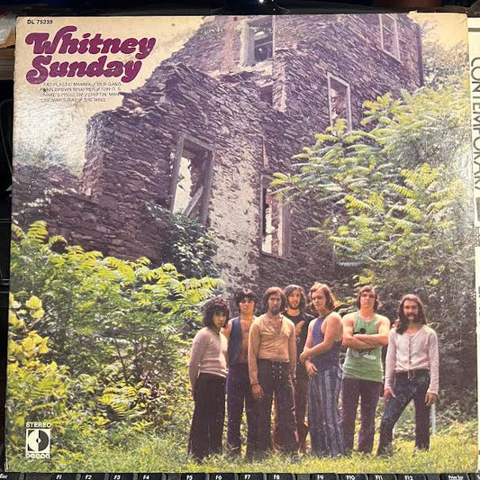 Whitney Sunday (VINYL) | Very Good Plus (VG+) Very Good Plus (VG+) - ROCK / USED *VERY GOOD++*