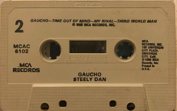 Steely Dan - Gaucho (CASSETTE) | Very Good Plus (VG+) Very Good Plus (VG+) - ROCK / USED *VERY GOOD+*