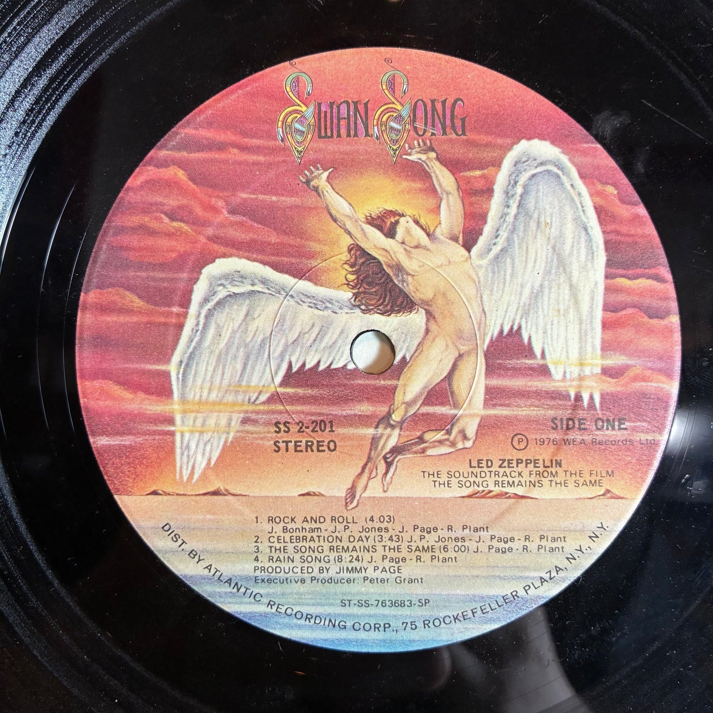 Led Zeppelin - The Soundtrack From The Film The Song Remains The Same (2x VINYL LP Swan Song – SS2-201 1198) | - ROCK / USED *VERY GOOD+*