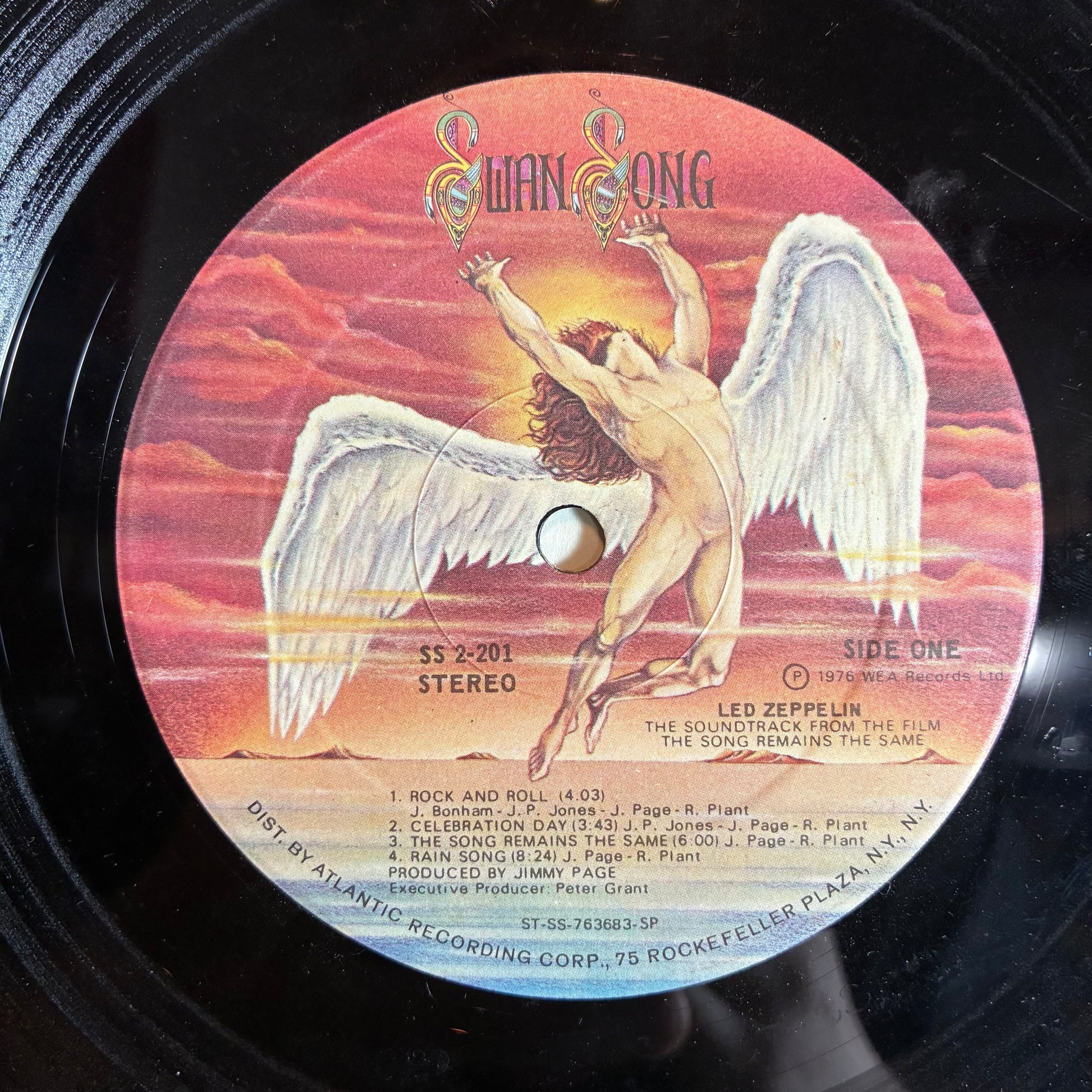 Led Zeppelin - The Soundtrack From The Film The Song Remains The Same (2x VINYL LP Swan Song – SS2-201 1198) | - ROCK / USED *VERY GOOD+*