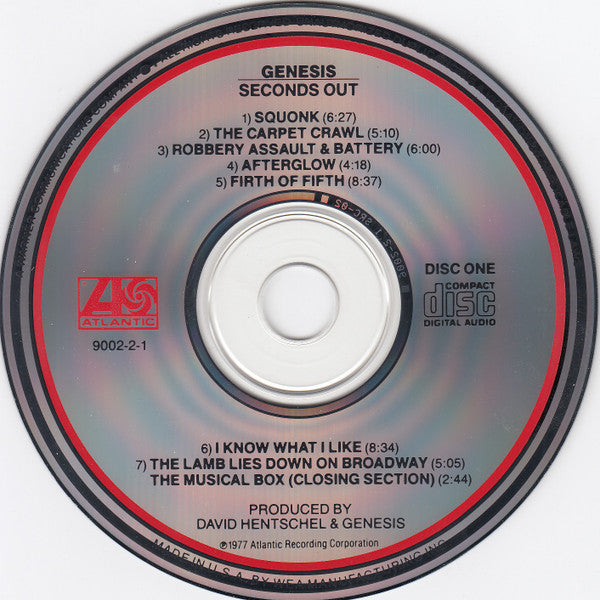 Genesis - Seconds Out (2xCD) | Very Good Plus (VG+) Very Good Plus (VG+) - ROCK / USED *VERY GOOD+*