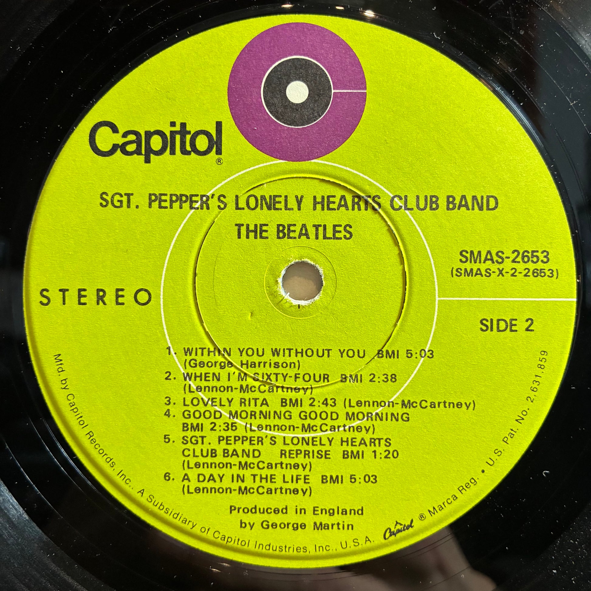 Sgt. Pepper's Lonely Hearts Club Band (VINYL) | Very Good Plus (VG+) Very Good Plus (VG+) - ROCK / USED *VERY GOOD+*