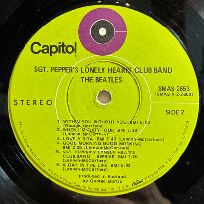 Sgt. Pepper's Lonely Hearts Club Band (VINYL) | Very Good Plus (VG+) Very Good Plus (VG+) - ROCK / USED *VERY GOOD+*