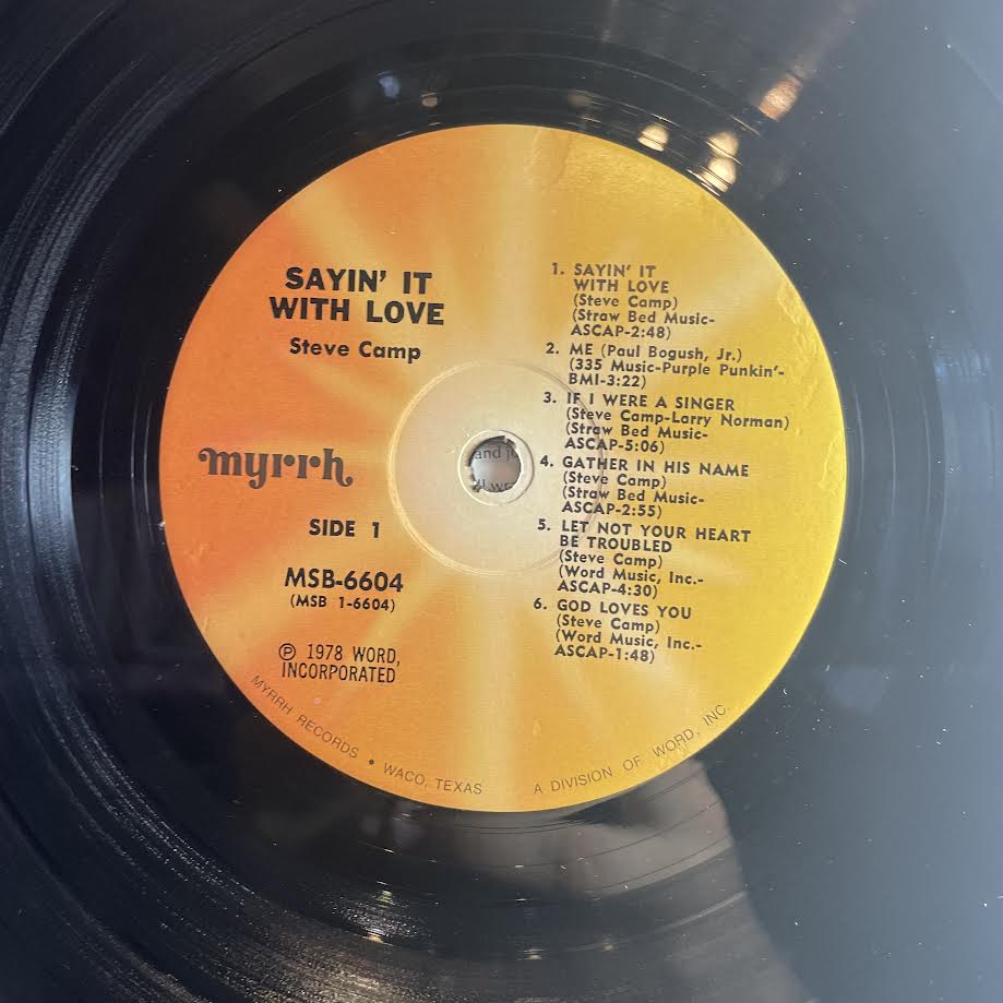 Sayin' It With Love (VINYL) | Very Good Plus (VG+) Very Good Plus (VG+) - ROCK / USED *VERY GOOD+*
