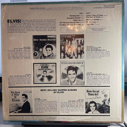 Elvis Presley - Elvis Sings Flaming Star (VINYL) | Very Good Plus (VG+) Excellent+ (EX+) - ROCK / USED *VERY GOOD+*