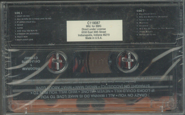These Dreams - Heart's Greatest Hits (CASSETTE) | Very Good Plus (VG+) Very Good (VG) - ROCK / USED *VERY GOOD+*