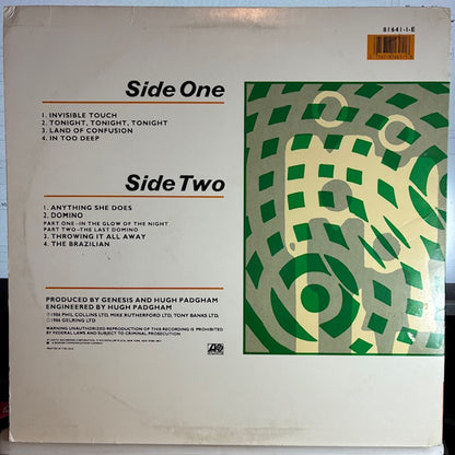 Invisible Touch (VINYL) | Excellent (EX) - ROCK / USED *VERY GOOD++*