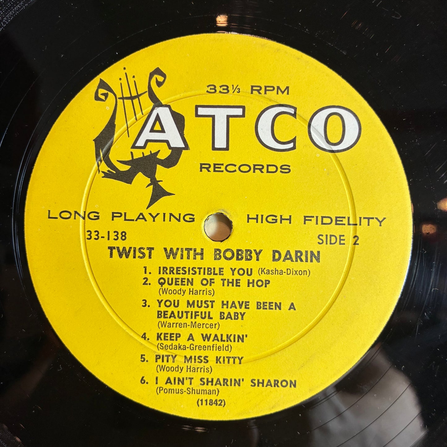 Twist With Bobby Darin (VINYL) | Very Good Plus (VG+) Very Good (VG) - ROCK / USED *VERY GOOD+*