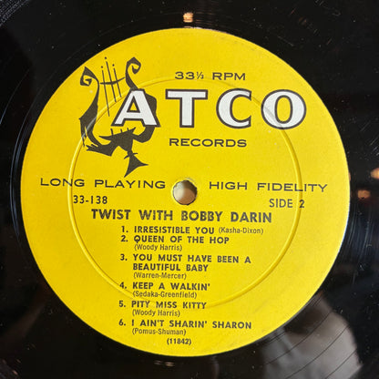 Twist With Bobby Darin (VINYL) | Very Good Plus (VG+) Very Good (VG) - ROCK / USED *VERY GOOD+*