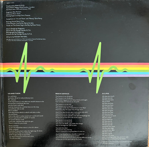The Dark Side Of The Moon (VINYL) | Very Good Plus (VG+) Very Good (VG) - ROCK / USED *VERY GOOD+*