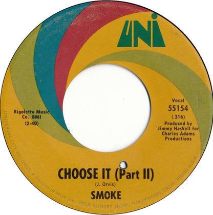 Choose It (7" VINYL) | Very Good Plus (VG+) Generic - ROCK / USED *VERY GOOD+*