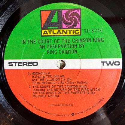 King Crimson - In The Court Of The Crimson King (An Observation By King Crimson) (VINYL) | Very Good Plus (VG+) Excellent (EX) - ROCK / USED *VERY GOOD+*