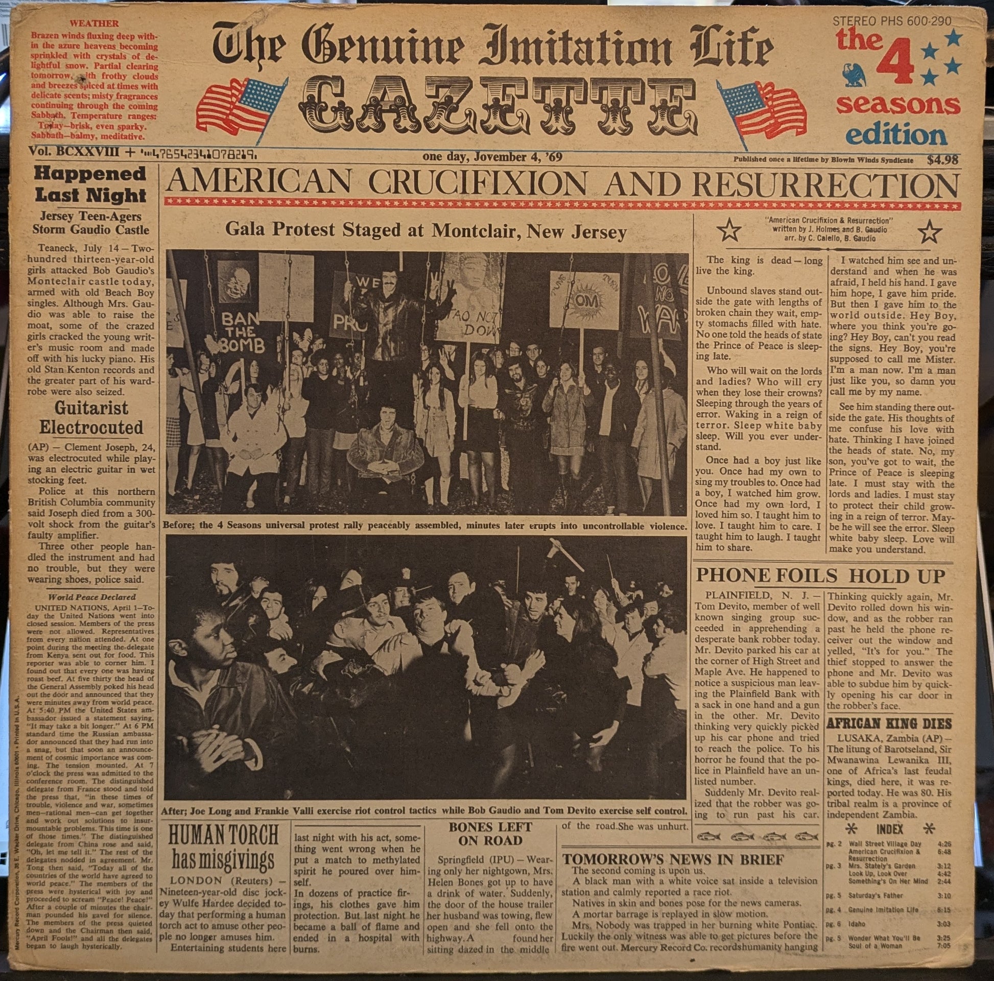 The Genuine Imitation Life Gazette (VINYL) | Very Good Plus (VG+) Very Good Plus (VG+) - ROCK / USED *VERY GOOD++*