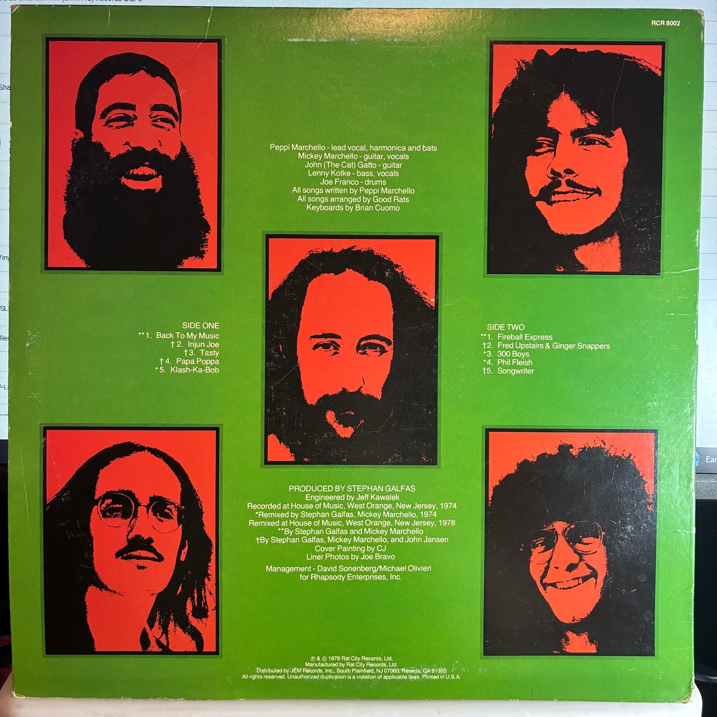 Tasty (VINYL) | Very Good Plus (VG+) Very Good Plus (VG+) - ROCK / USED *VERY GOOD+*