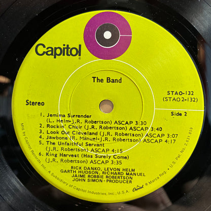 The Band - The Band (VINYL) | Very Good Plus (VG+) Excellent (EX) - ROCK / USED *VERY GOOD+*