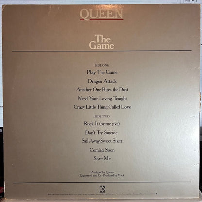 The Game (VINYL) | Very Good (VG) Very Good Plus (VG+) - ROCK / USED *VERY GOOD*