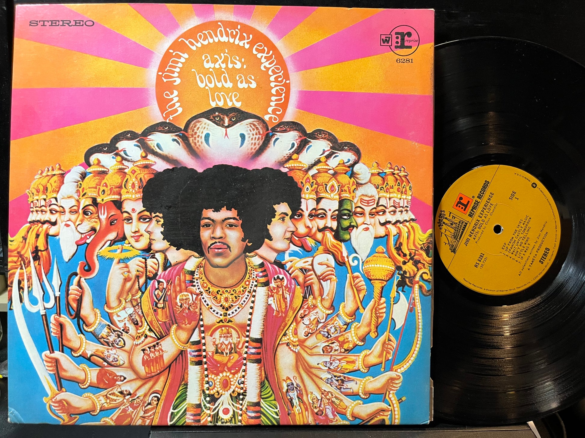 The Jimi Hendrix Experience - Axis: Bold As Love (VINYL LP Reprise RS 6281 1976) | USED Very Good (VG) Excellent+ (EX+) - ROCK / USED *VERY GOOD*