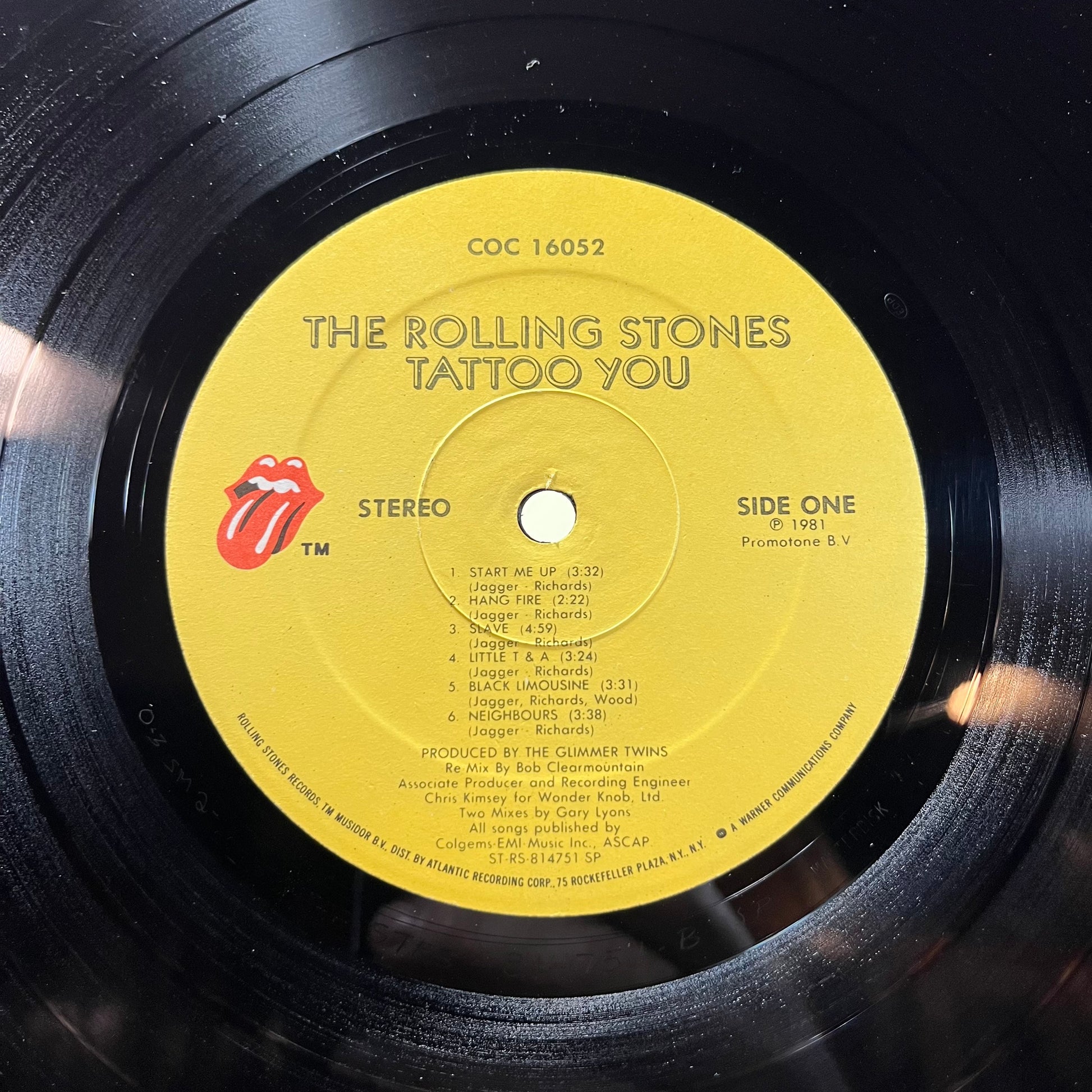 Tattoo You (VINYL) | Very Good (VG) Very Good Plus (VG+) - ROCK / USED *VERY GOOD*