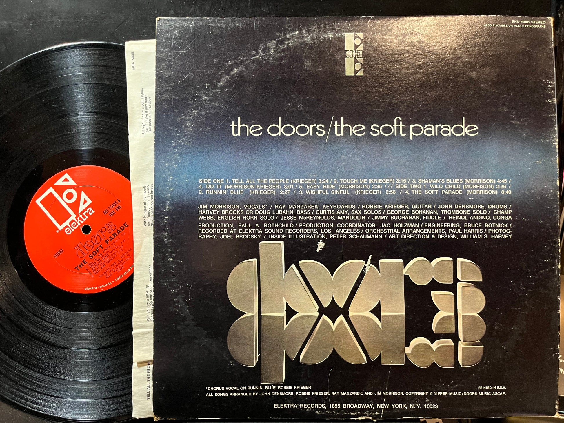 The Doors - The Soft Parade (VINYL) | Very Good (VG) Very Good (VG) - ROCK / USED *VERY GOOD*