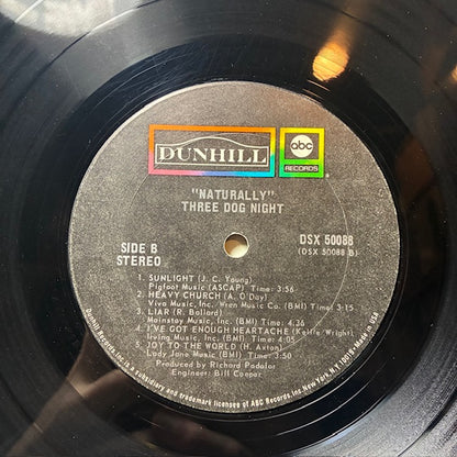 Naturally (VINYL) | Very Good (VG) Very Good Plus (VG+) - ROCK / USED *VERY GOOD*