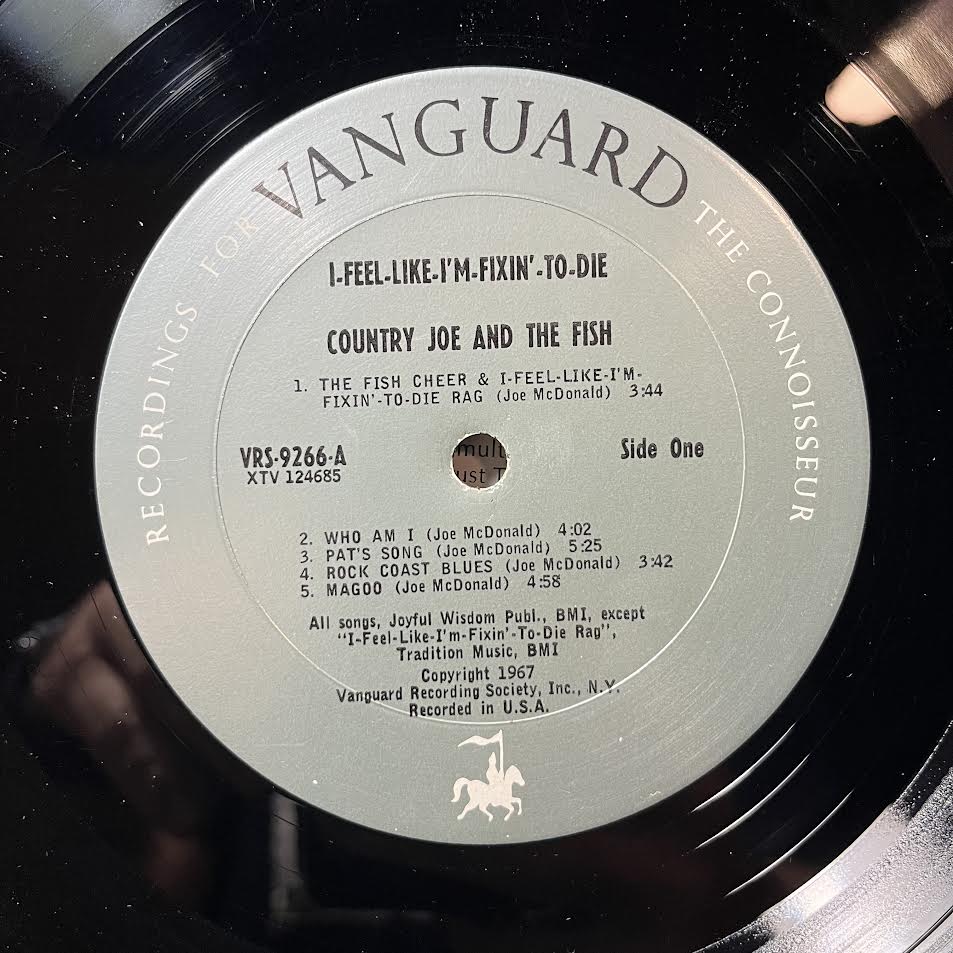 I-Feel-Like-I'm-Fixin'-To-Die (VINYL) | Very Good (VG) Excellent (EX) - ROCK / USED *VERY GOOD*