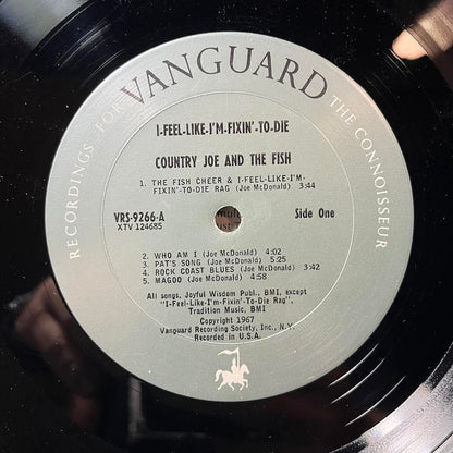 I-Feel-Like-I'm-Fixin'-To-Die (VINYL) | Very Good (VG) Excellent (EX) - ROCK / USED *VERY GOOD*