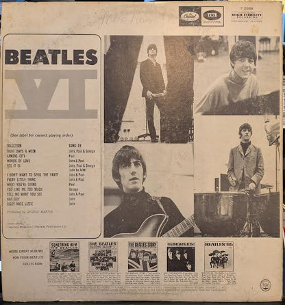 The Beatles - Beatles VI (VINYL) | Very Good (VG) Very Good (VG) - ROCK / USED *VERY GOOD*