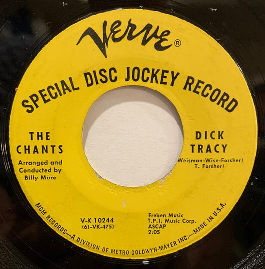 Dick Tracy / Choo Choo (7" VINYL) | Very Good (VG) Generic - ROCK / USED *VERY GOOD*