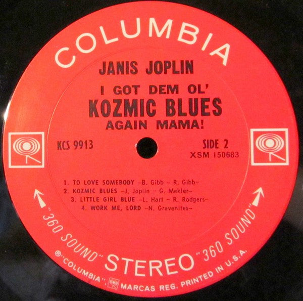 Janis Joplin - I Got Dem Ol' Kozmic Blues Again Mama! *SHRINK/PITMAN/HYPE* | Very Good (VG) Near Mint (NM) - ROCK / USED *VERY GOOD*
