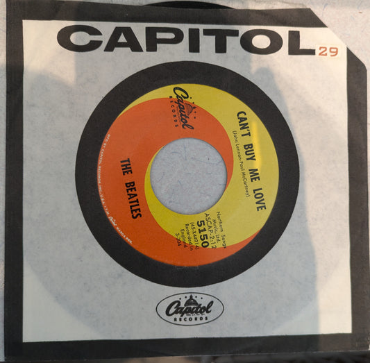 Can't Buy Me Love (7" VINYL) | Very Good (VG) Excellent+ (EX+) - ROCK / USED *VERY GOOD*