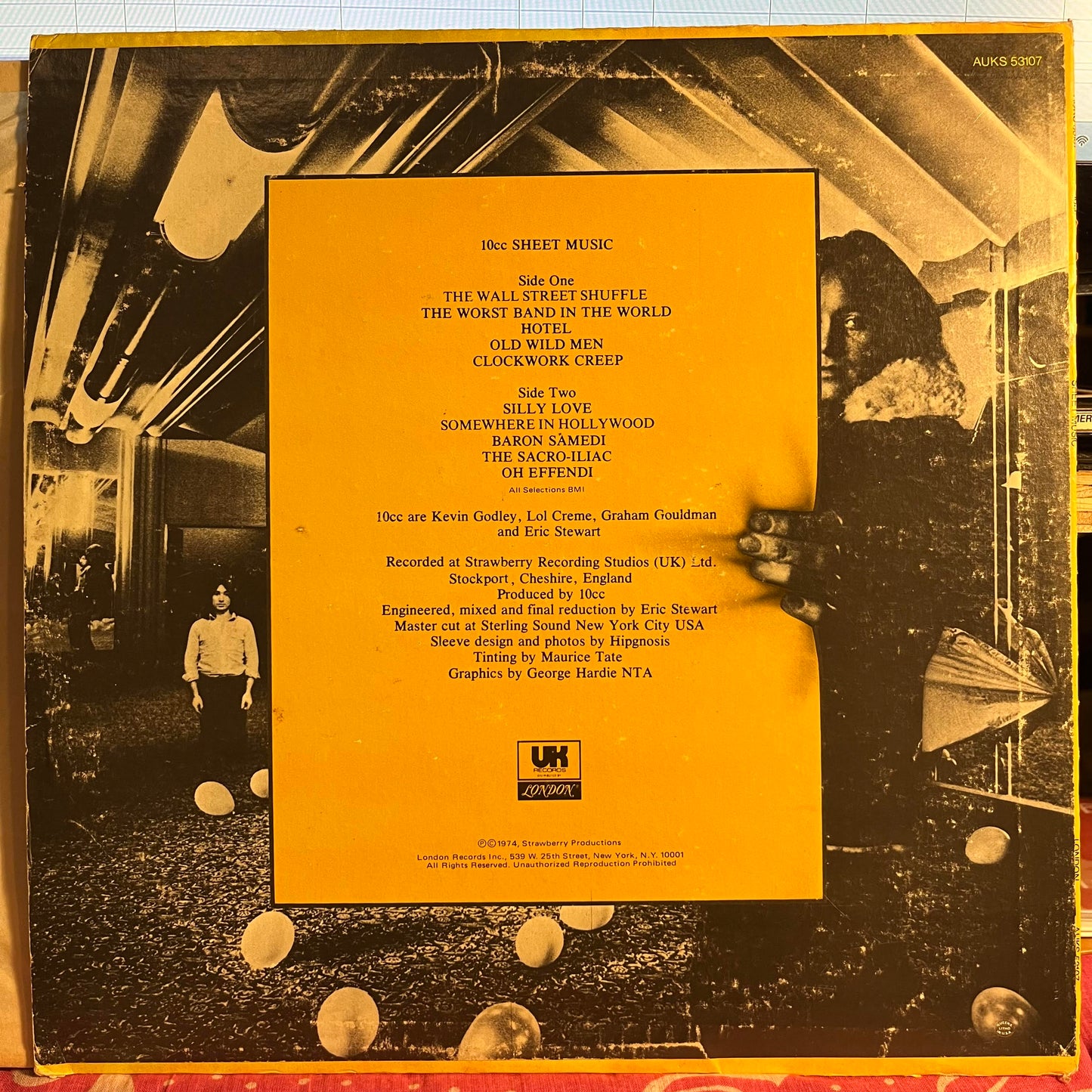 10cc - Sheet Music | Very Good (VG) Very Good (VG) - ROCK / USED *VERY GOOD*