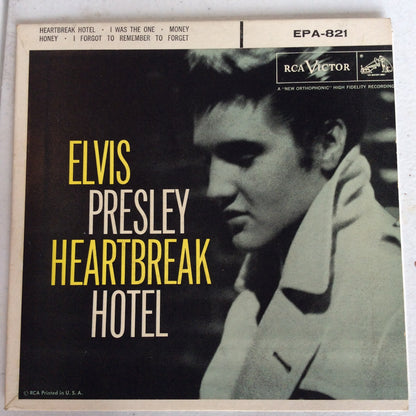 Heartbreak Hotel (7" VINYL) | Very Good (VG) Excellent (EX) - ROCK / USED *VERY GOOD*