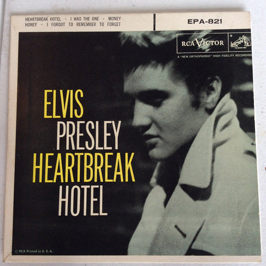 Heartbreak Hotel (7" VINYL) | Very Good (VG) Excellent (EX) - ROCK / USED *VERY GOOD*