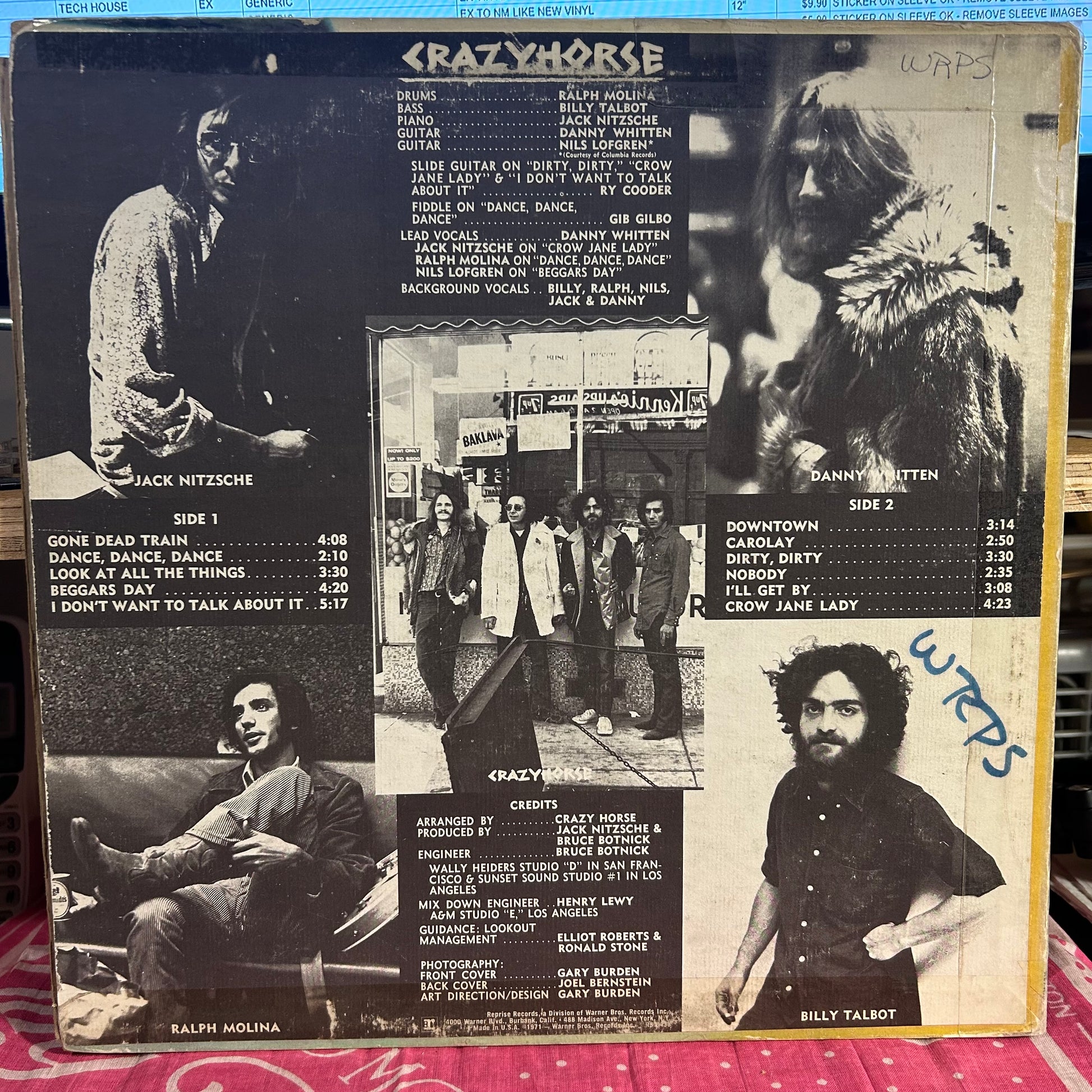 Crazy Horse - Crazy Horse *PROMO* | Very Good (VG) Good Plus (G+) - ROCK / USED *VERY GOOD*