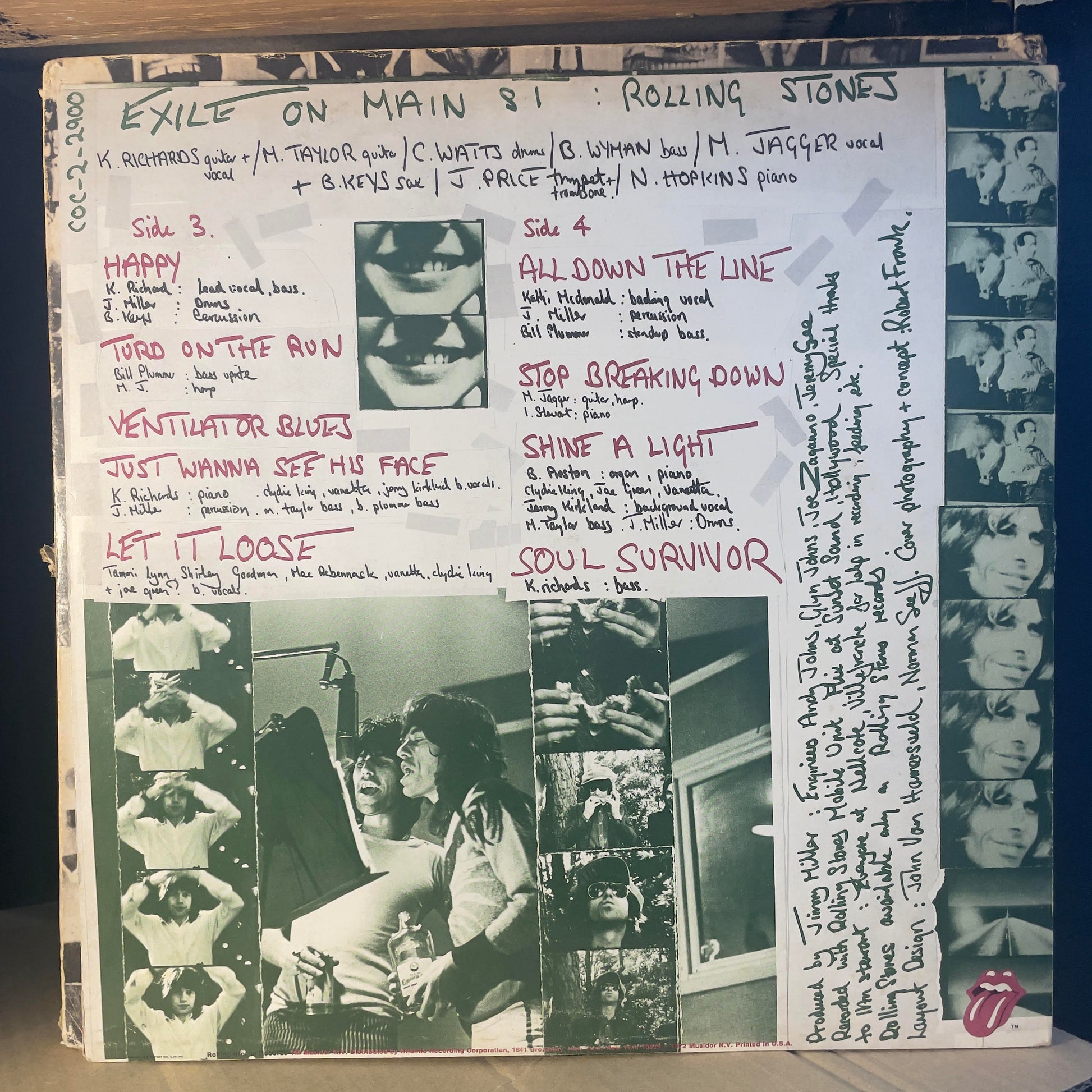 Exile On Main St. (2xVINYL) | Very Good (VG) Very Good Plus (VG+) - ROCK / USED *VERY GOOD*